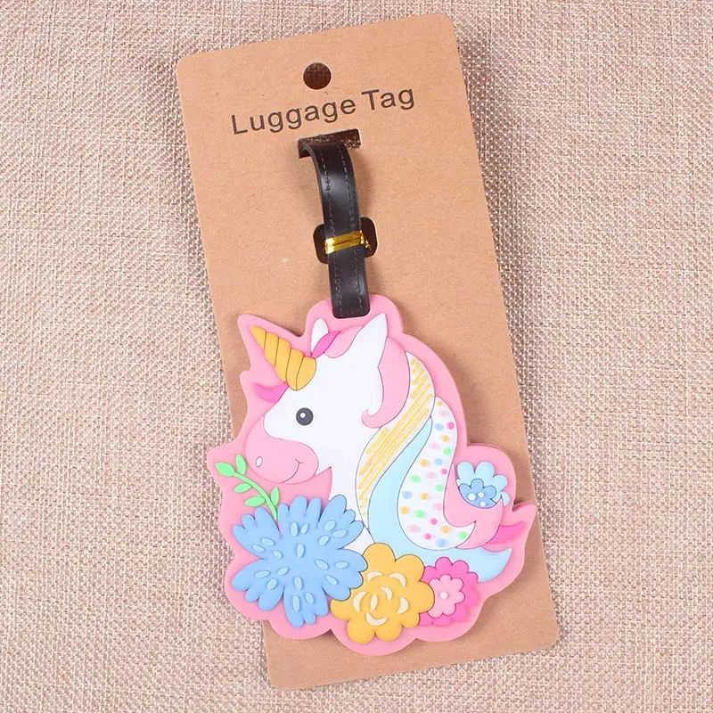 Tavel Accessories Creative Flamingos Luggage Tag Silica Gel Suitcase ID Addres Holder Baggage Boarding Tags Portable Label Tavel Accessories Creative Flamingos Luggage Tag Silica Gel Suitcase ID Addres Holder Baggage Boarding Tags Portable Label