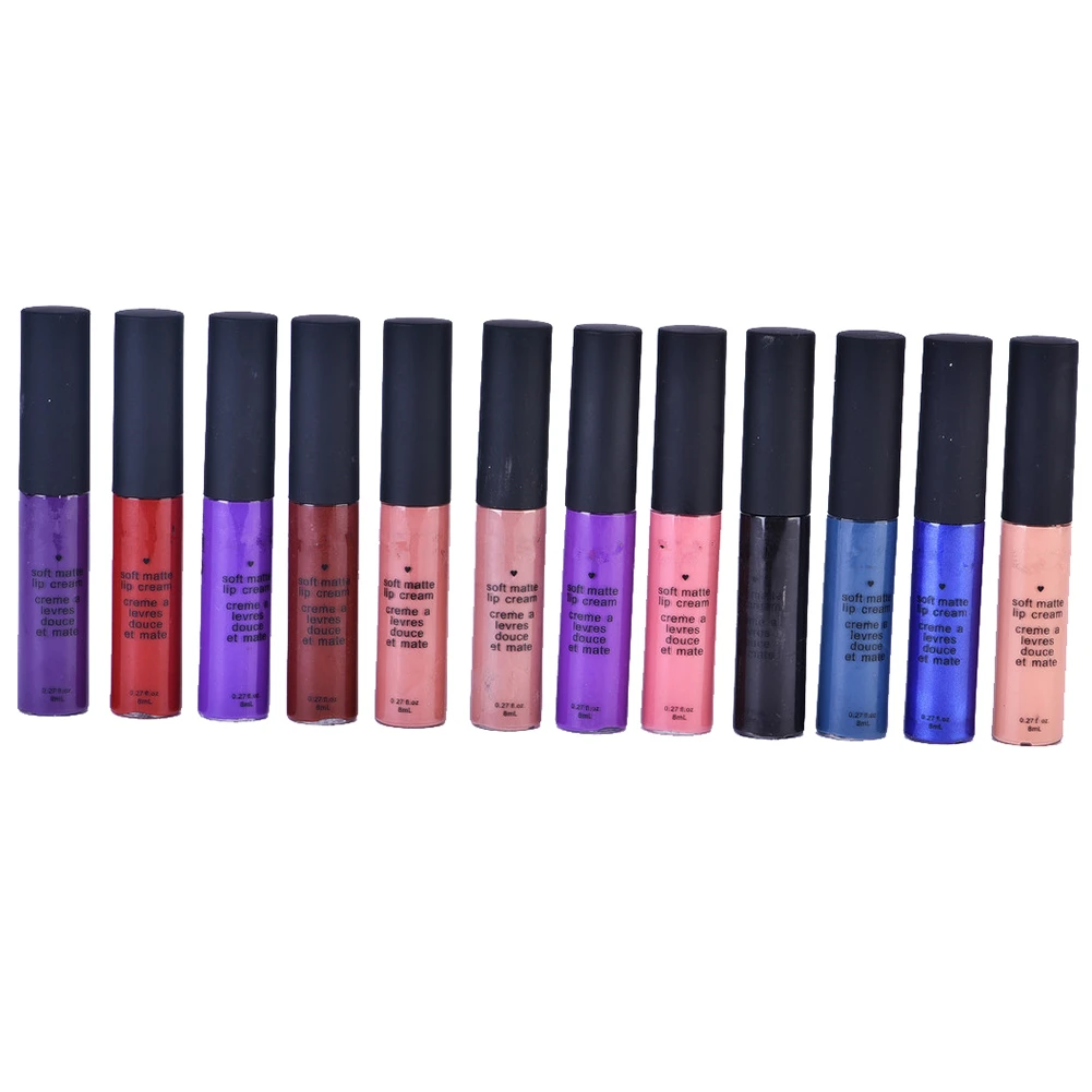Waterproof Lipstick Matte Smooth Liquid Lip gloss Lasting Not fade Nonstick cup Makeup Cosmetics (2)