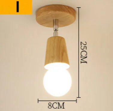 Современный светодиодный внутренний потолочный светильник s светильник для кухни светильник для гостиной Домашний Светильник из кованого железа домашний Декор Детский Светильник магазин - Цвет корпуса: I