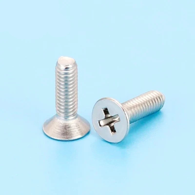 M1 M1.2 M1.4 Phillips плоские винтики болты утопленные крепежные винты 100 шт