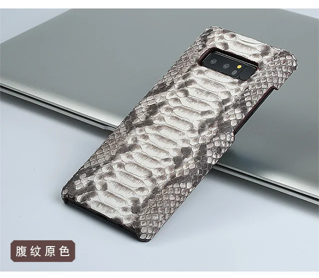 CH03 чехол без крышки из натуральной кожи питона для samsung Galaxy Note 8, чехол для телефона samsung Galaxy Note 8 - Цвет: White 2
