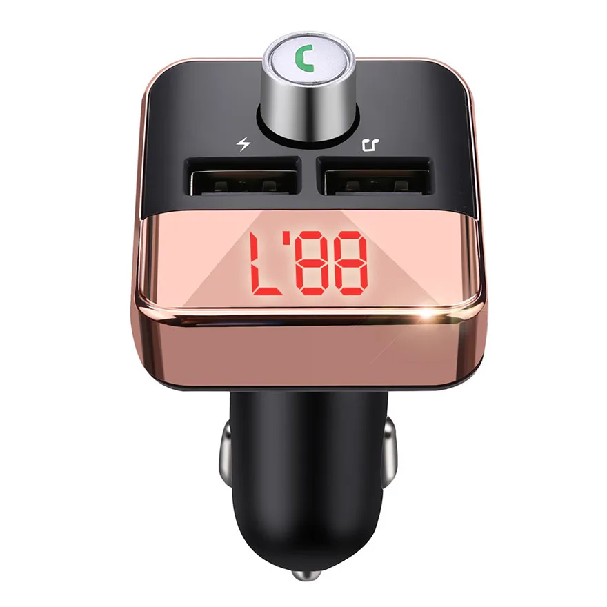 Новая Электроника Bluetooth автомобильный fm-трансмиттер Беспроводной радио адаптер USB Зарядное устройство Mp3 плеер практические прочный высокое качество l0509