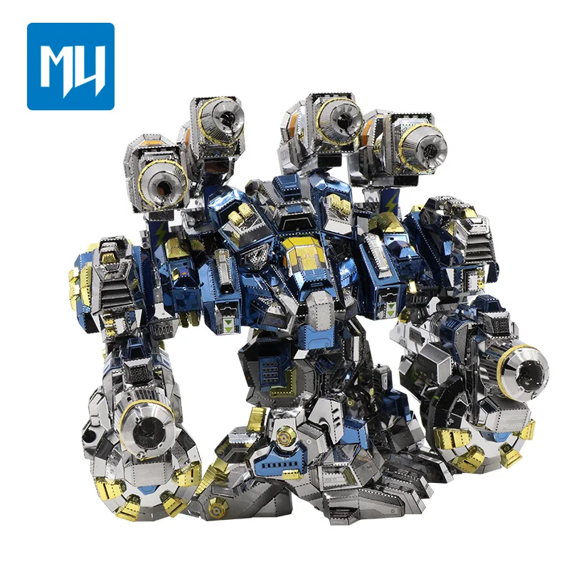 MU 3D металлическая головоломка звезда Ремесло Тор Броня YM-N020 2 в 1 шарнирная подвижная модель DIY 3D лазерная резка сборка головоломки игрушки для проверки