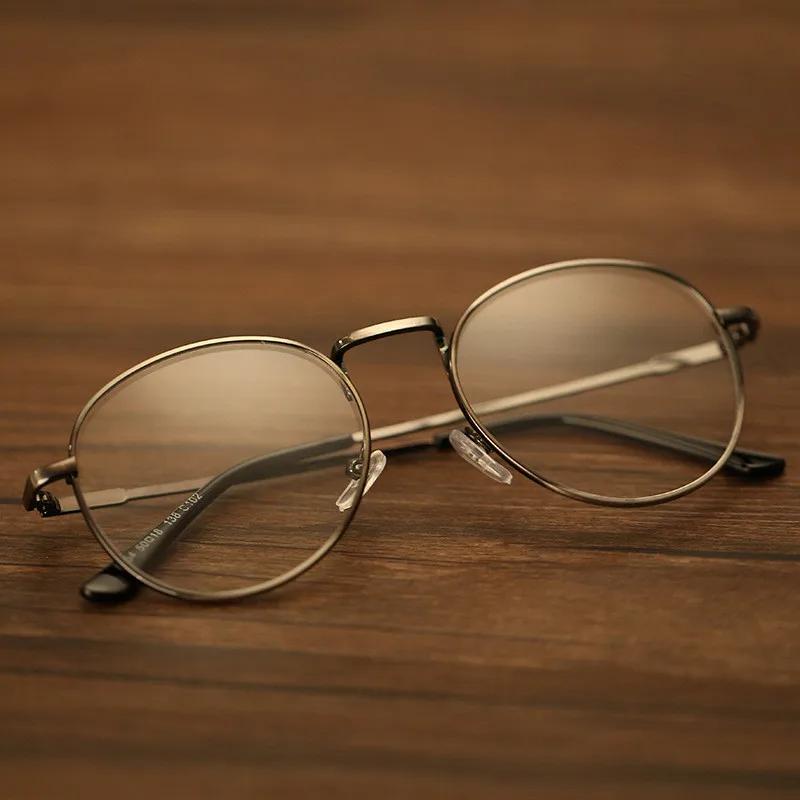 Vintage Full Rim Gold Eyeglass Frame Glasses Frame Retro Spectacles Round Computer Glasses