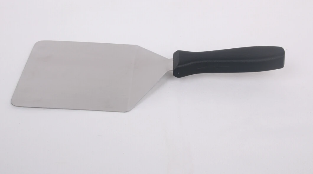 GZZT 19cm Pizza Shovel Pizza Turner Stainless Steel Blade+Black PP Handle Suitable for 6"-8" Pizza Home Kitchen Tool