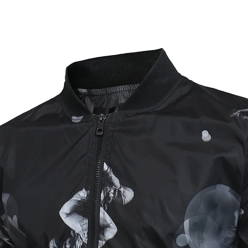 Men 3D Printing Jacket Character Printed Autumn Casual Male Outwear Bomber Jacket for Male Streetwear Slim Fit Coat Winter Men 3D Printing Jacket Character Printed Autumn Casual Male Outwear Bomber Jacket for Male Streetwear Slim Fit Coat Winter