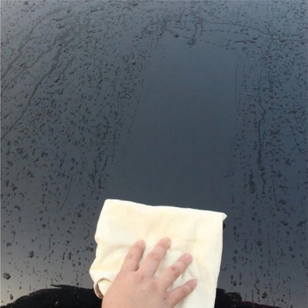 Artificial Chamois Leather Car Cleaning Cloths Washing Suede Absorbent