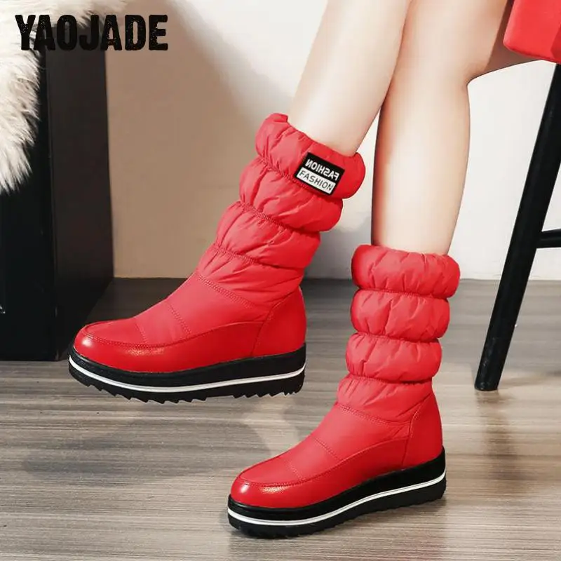 Thickening 2018 Fashion Winter Waterproof Keep Warm Casual Lady's