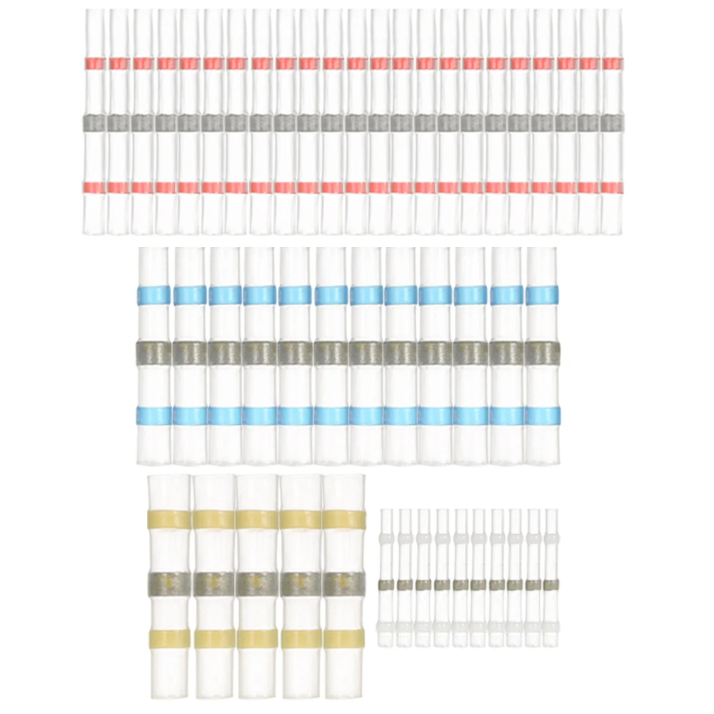 50 шт. водонепроницаемый припой уплотнение термоусадочный разъем соединения пайки рукав провода Разъем Кабельный разъем