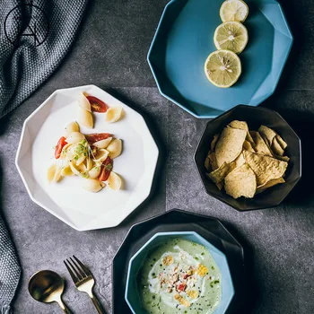 

Matte irregular western dish Lunch Box Dishes Bowl Bento Food Container Spoon Container Dinner Plates Plates Food Tray