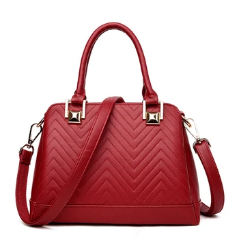 

Fashion OL Women's Genuine Leather Handbags All-match Shoulder CrossBody Bags Ladies Messenger Bag Embossed Women Tote Bags