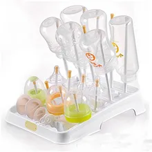 Полезная сушилка для детских бутылочек, прямая Чистящая сушилка, белая полка для сосок, Детская соска, чашка для кормления