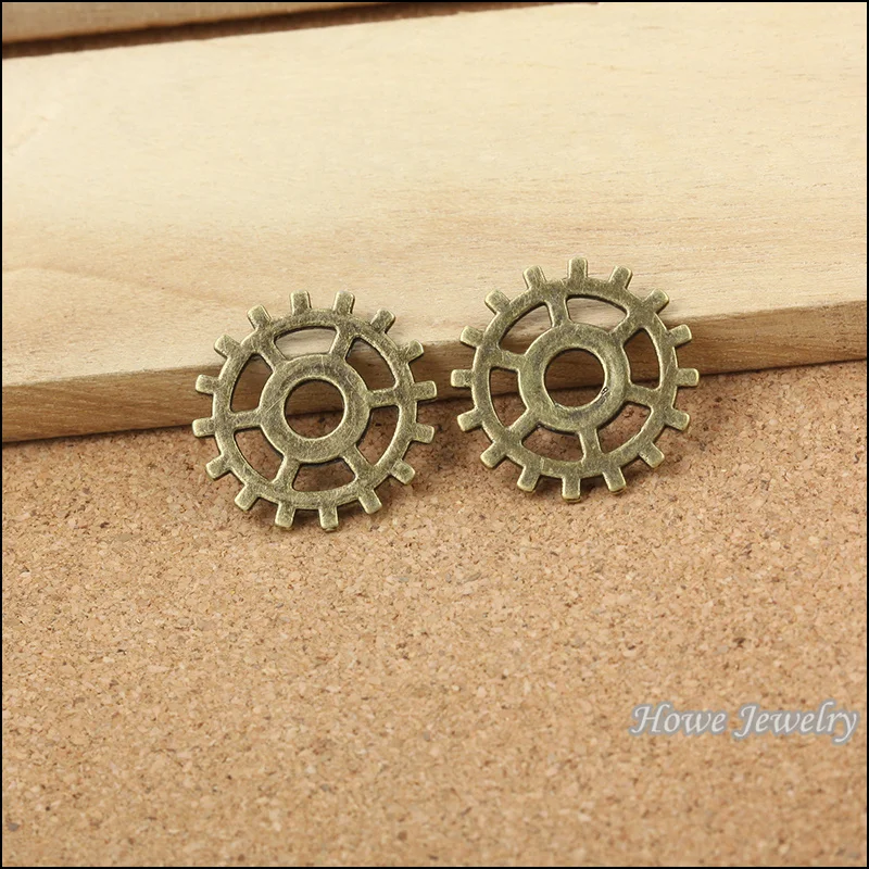 

70pcs vintage charms gear Antique bronze Zinc Alloy Fit Bracelet Necklace DIY Metal Jewelry Findings 10019