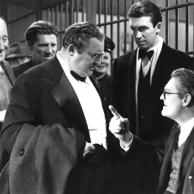 You Can'T Take It With You Edward Arnold James Stewart Lionel Barrymore 1938 Photo Print (28 x 22)