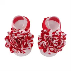 Оптовая Продажа Цветочные Детские Обувь для девочек покрытие для ног цветок Мода новорожденных стопы Шлёпанцы для женщин упругие ноги