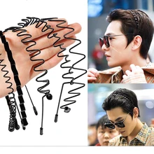 Горячая Распродажа унисекс простые и элегантные черные заколки для волос в форме волны для женщин и красивых мужчин инструмент для моделирования красоты зажим для волос