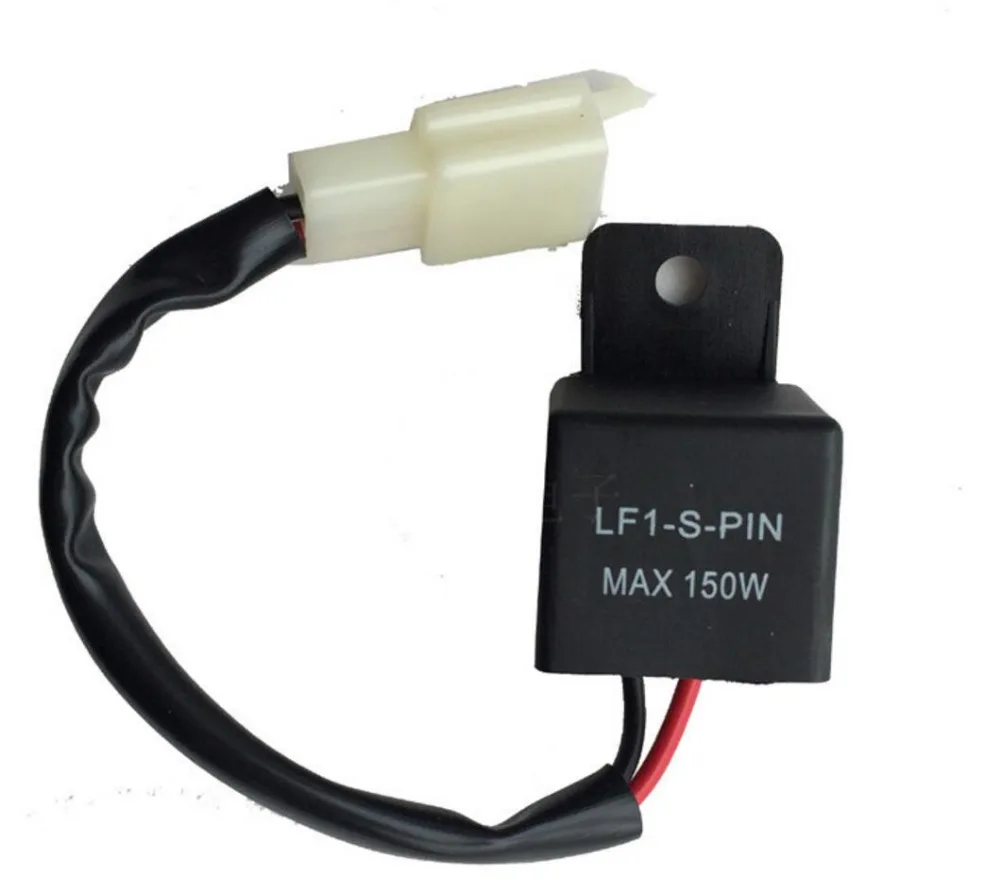 Universal Motorcycle LED Flasher Relay 12V 150w 2 PIN LED Turn Signals Adjustable Relay for