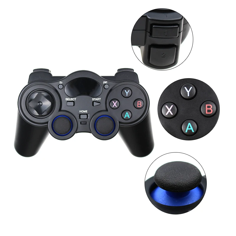 2 4G беспроводной Android геймпад для телефона Android/PC/PS3/TV Box джойстик игровой