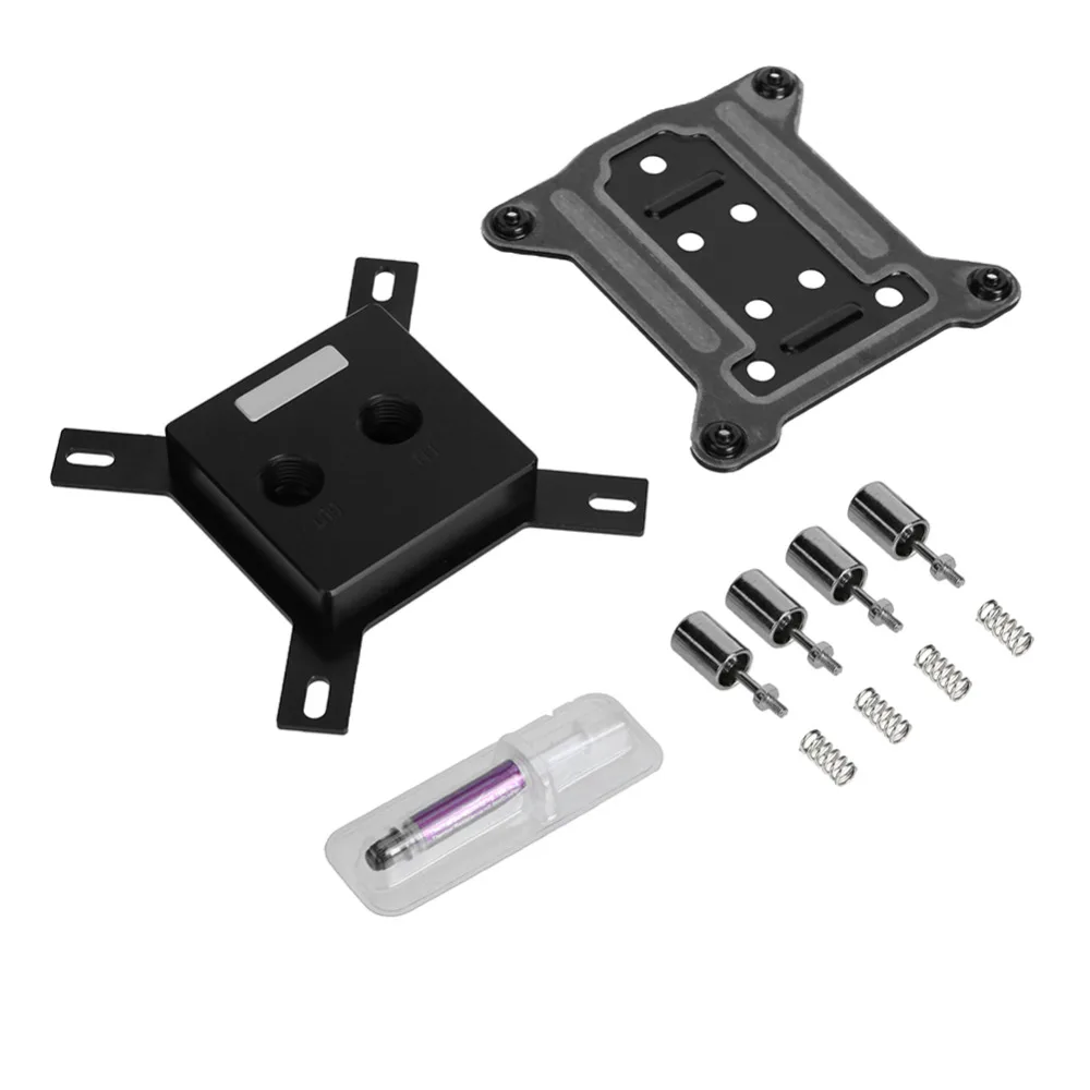G1/4 موضوع الكمبيوتر مياه التبريد GPU Waterblock CPU المبرد برودة ل إنتل LGA 1150 1151 1155 1156