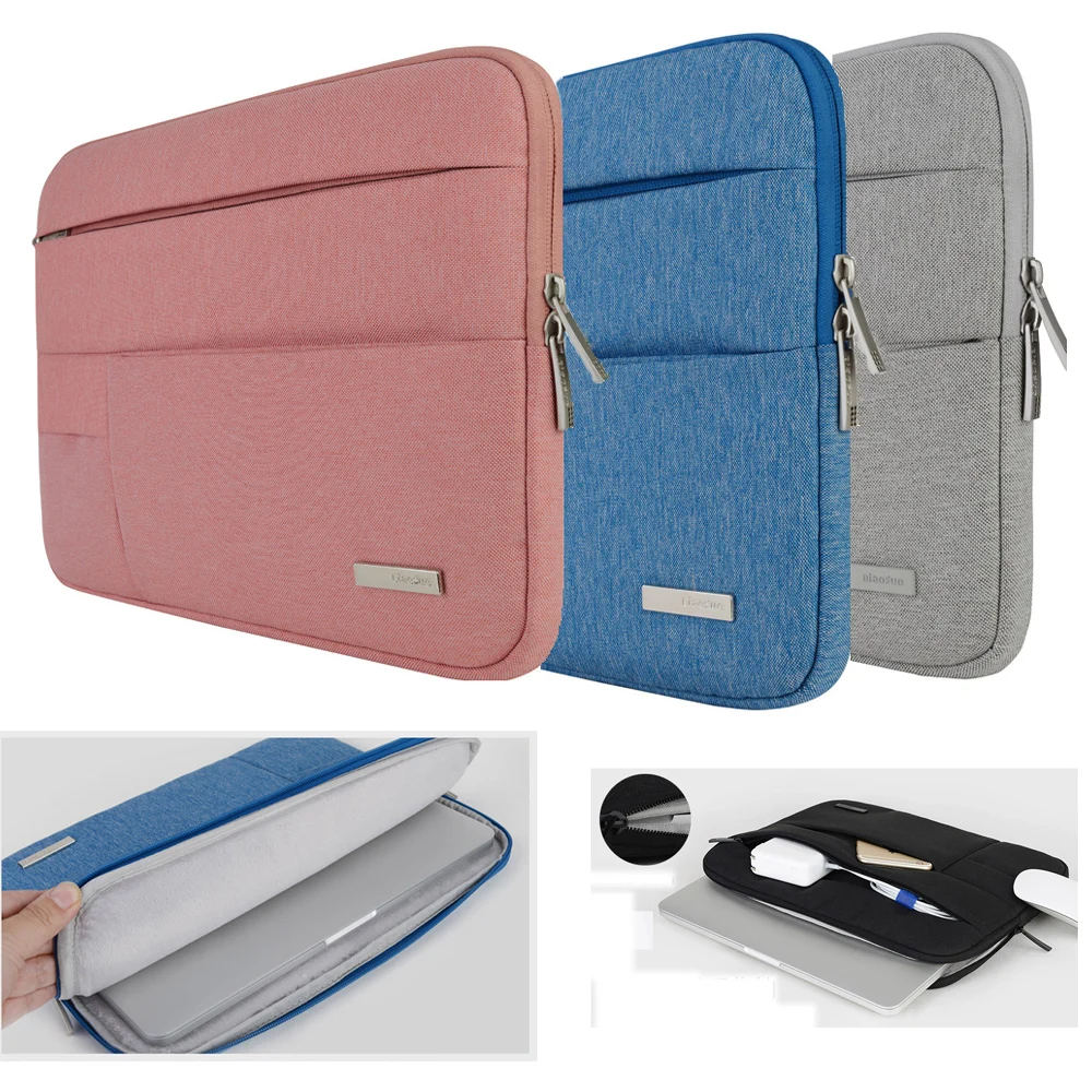 Solid PVC Top Quality Woolfelt protective Cover Case 11 13 for apple macbook Air Pro Retina +rainbow logo laptop sticker