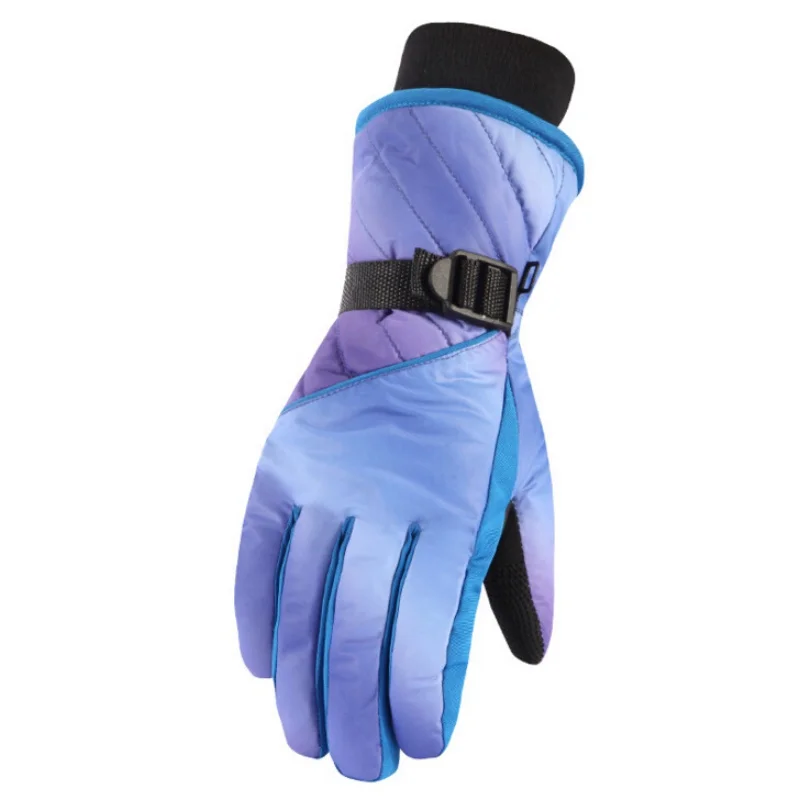 Зимние профессиональные лыжные перчатки для девочек и мальчиков, водонепроницаемые теплые перчатки для взрослых, ветрозащитные перчатки для катания на лыжах и сноуборде