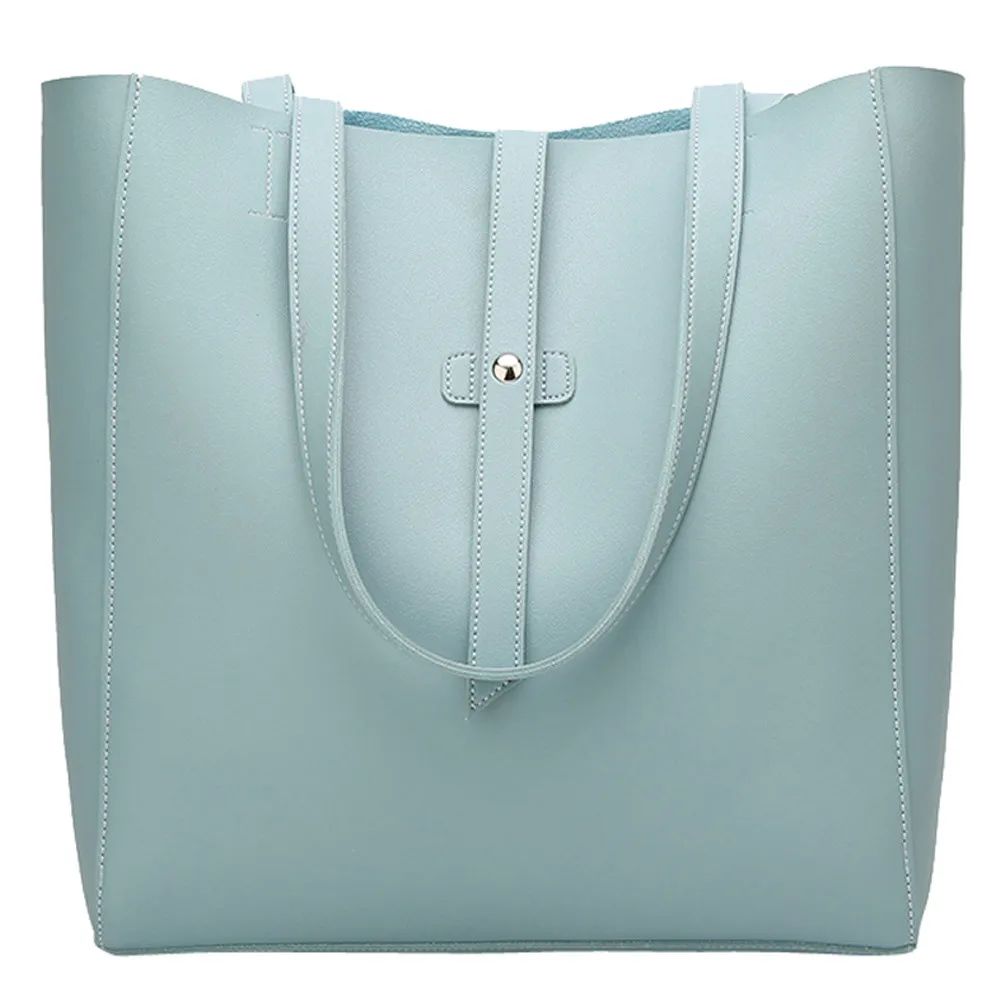 Женские сумки через плечо, винтажные модные кожаные одноцветные женские ручные сумки, повседневные сумки-мессенджеры на плечо, дамские сумки tassen bolsas - Цвет: Синий