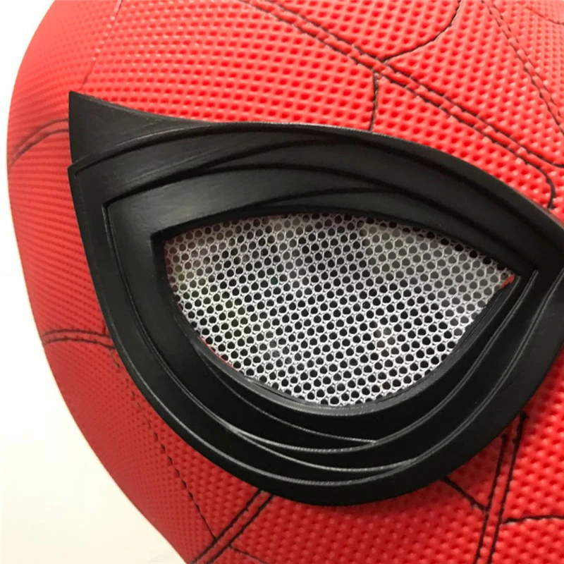 Spider-Man Far From Home Pvc Mask Cosplay Props Goggles Glasses Noir Helmet Children Halloween Accessories Spiderman Black Mask
