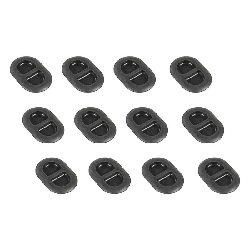 12pcs SHINEKA дренажная заглушка для Jeep Wrangler задняя напольная заглушка для тела маленькая резиновая заглушка для Jeep Wrangler JK JL - Цвет: 12pcs