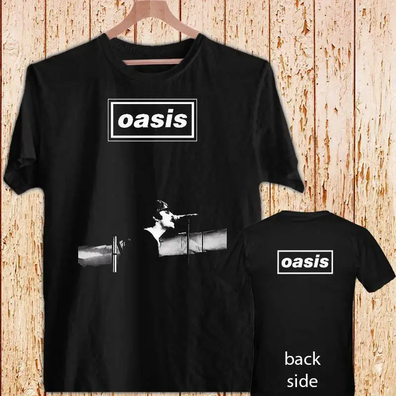 

NEW OASIS DEFINITELY 2SIDE BLACK USA SIZE T-SHIRT S M L XL 2XL XXXL T Shirts Summer Short Sleeve Novelty Top Tee Plus Size
