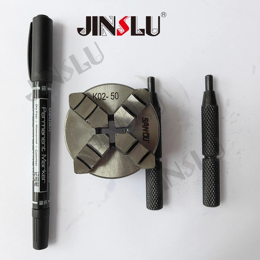 Mini Lathe Chuck 4 Jaws Self Centering 2/" Inch 50 mm Dia Thread M12 x 1mm Unimat