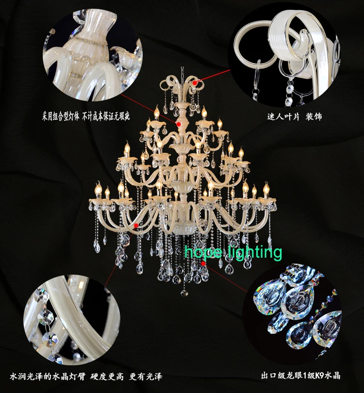 modern crystal chandelier bed room Antique Luxurious Large Crystal Chandelier for hotel luxury crystal chandelier foyer led lamp