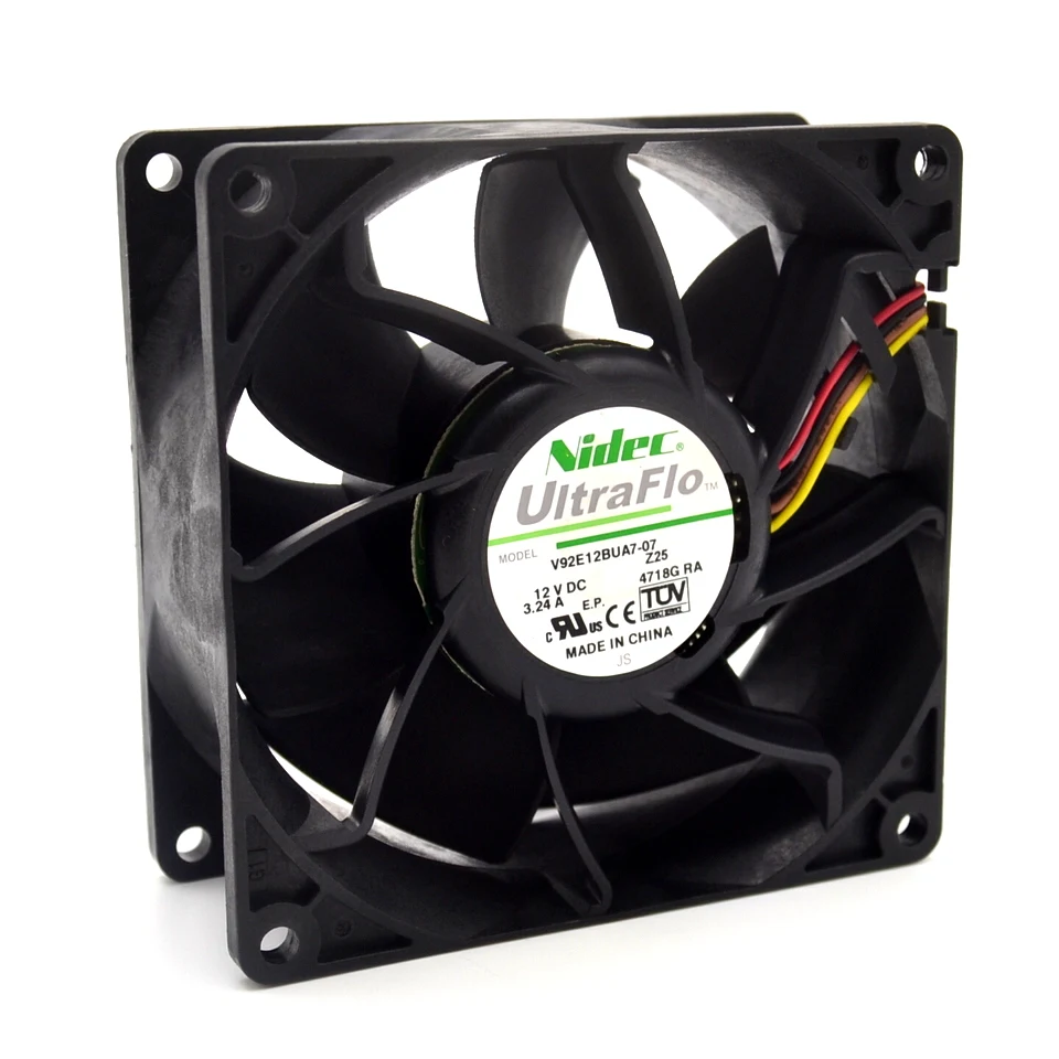 New Cooling Fan 9238 V92E12BUA7-07 T35A3 12V 92mm 3.24A For FRONT SYSTEM FAN ASSY ML330 G6 ML150 519740-001 2pcs/lot | Компьютеры и