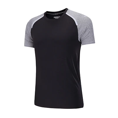 Мужская спортивная рубашка с изображением барбок, эластичная компрессионная футболка для бега, быстросохнущая футболка для баскетбола, футбола, тренажерного зала, тренировочная одежда, спортивная одежда - Цвет: Серый
