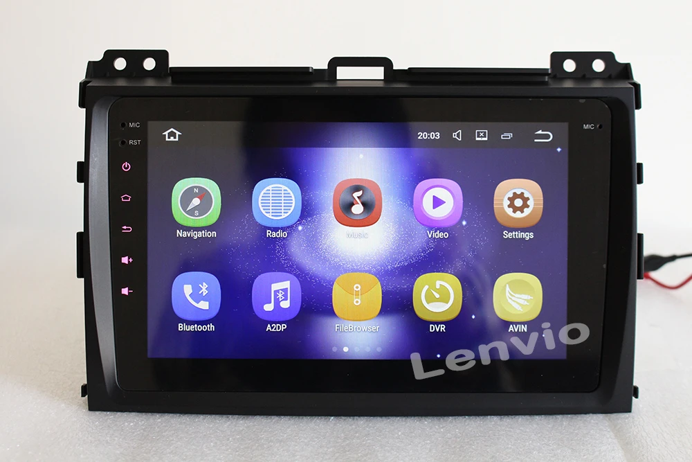 Lenvio 2G RAM Android 7,1 автомобильный DVD gps навигации плеер для Toyota Prado 2002 2003 2004 2005 2006 2007 2010 2009 2008 радио ips