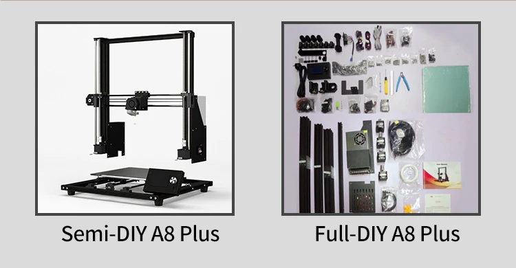 Anet ET4 A8 plus 3d принтер Набор DIY Размер печати 220*220*250 мм высокоточная рамка из алюминиевого сплава FDM 3d принтер с нитью 3D