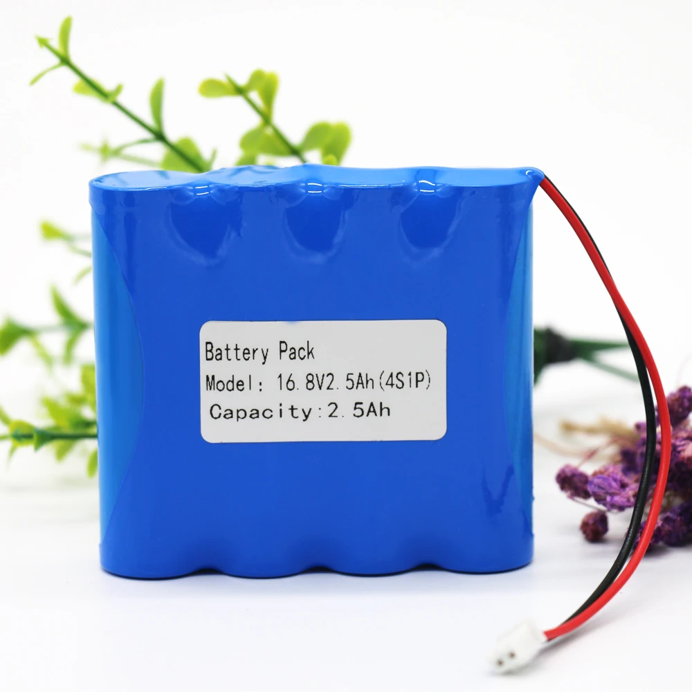 KLUOSI 4S1P 14,8 V/16,8 V 2500mAh 18650 Li-iom аккумулятор с 5А BMS для ночной рыбалки лампа нагреватель шахтерский ламповый усилитель и т. Д