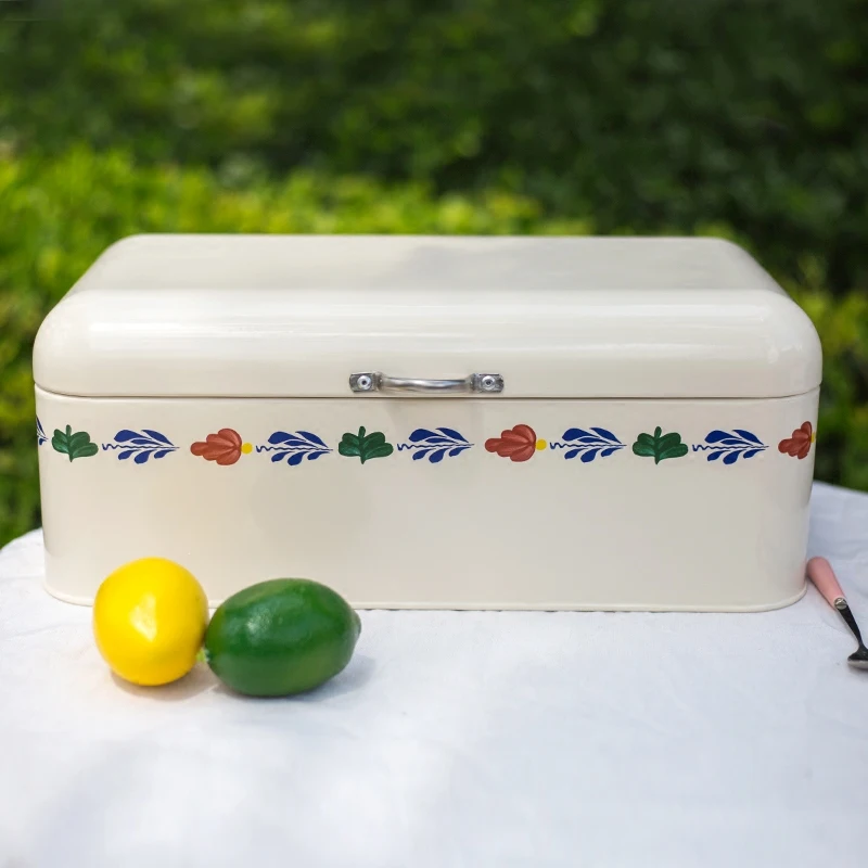 Best Price Bread Box Storage Fine Iron Food Storage Container Kitchen Continental Storage Gifts Durable High-Quality Thickness 30*18*15.5cm Best Price Bread Box Storage Fine Iron Food Storage Container Kitchen Continental Storage Gifts Durable High-Quality Thickness 30*18*15.5cm