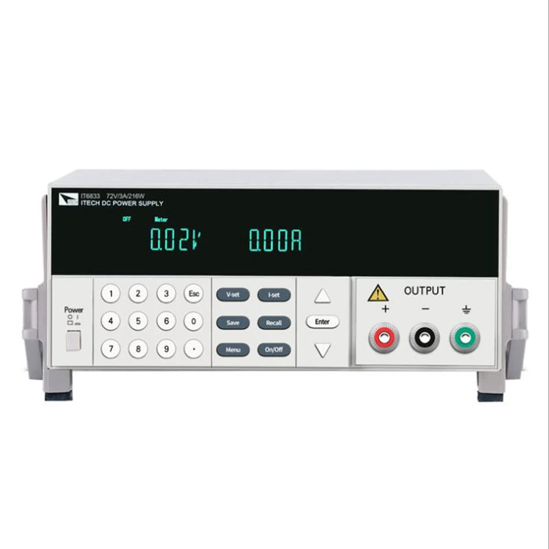 

ITECH IT6833 Adjustable Digital Programmable DC Power Supply 72V/3A/216W