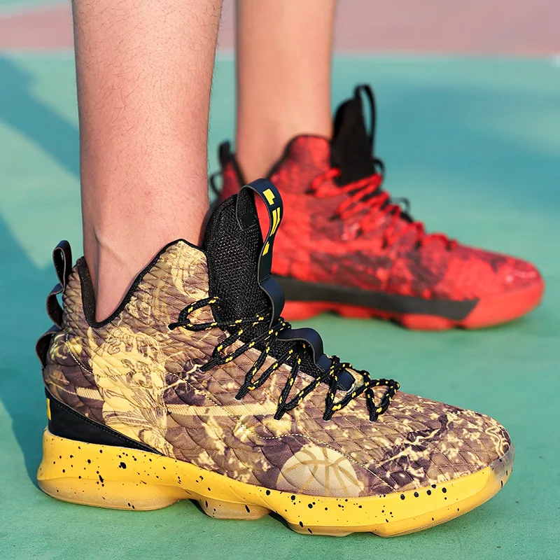 

Man High-top Jordan Basketball Shoes Men's Cushioning Light Basketball Sneakers Anti-skid Breathable Outdoor Sports Jordan Shoes