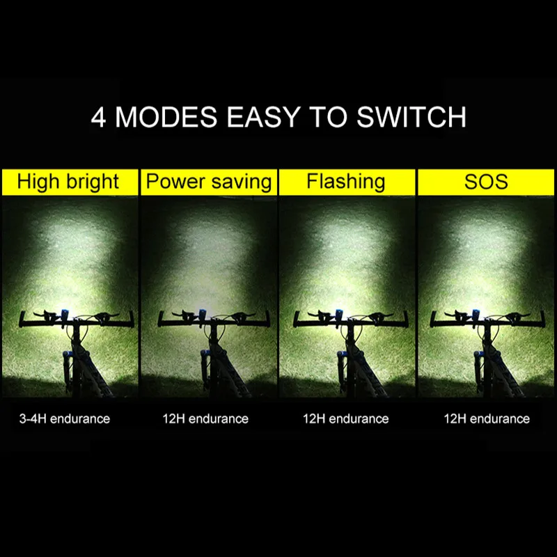 Discount INBIKE 2000 Lumens Rechargeable USB LED Bike Flashlight Lamp Front Bicycle Light Cycling Headlight USB Rechargeable Accessories 3 Discount INBIKE 2000 Lumens Rechargeable USB LED Bike Flashlight Lamp Front Bicycle Light Cycling Headlight USB Rechargeable Accessories 3