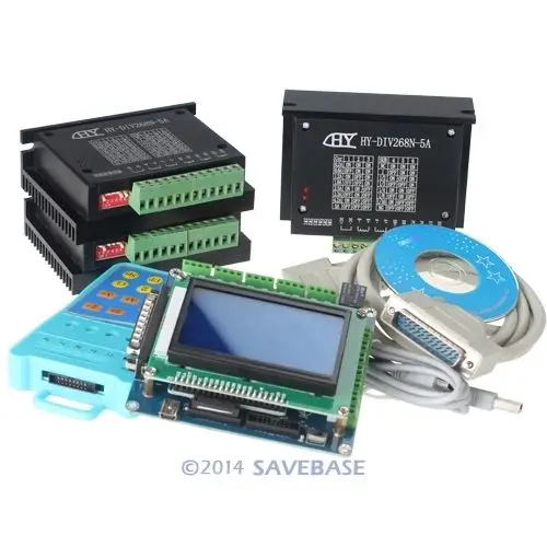 

DIY CNC Kit 3 Axis 3G Breakout Board With Display & Keypad TB6600HG Drivers 5A