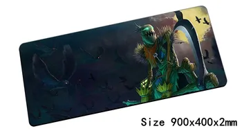 

Fiddlesticks mouse pad 900x400x2mm pad mouse lol notbook computer mousepad Harbinger of Doom gaming padmouse gamer mouse mats