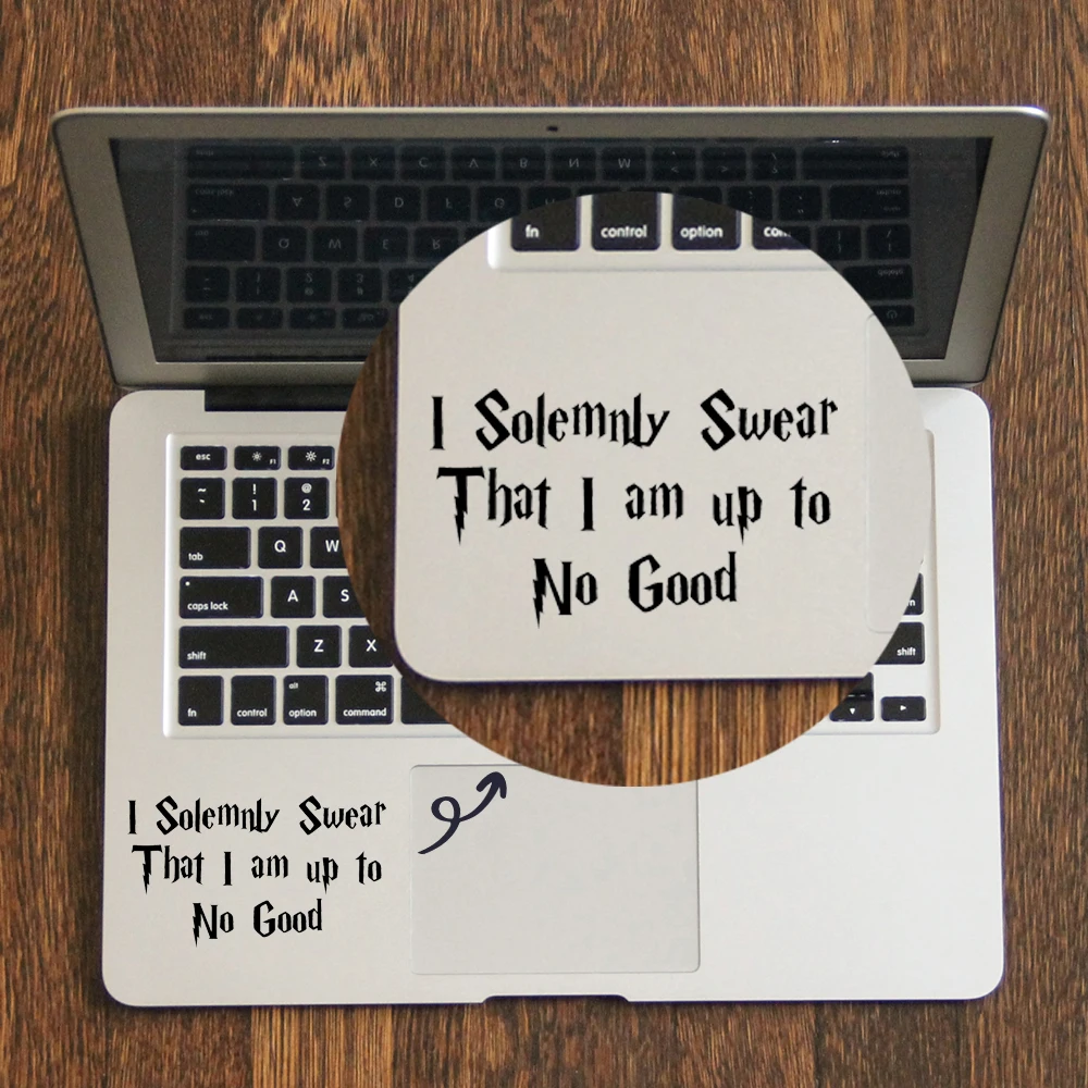 

Harry Potter Quote Laptop Trackpad Sticker for Macbook Decal Pro Air Retina 11 12 13 14 15 inch HP Mac Book Tablet Touchpad Skin