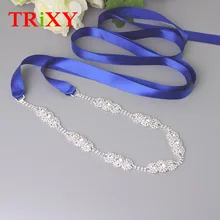 TRiXY S215 женские стразы свадебный пояс свадебное платье со стразами пояс кристалл свадебные пояса свадебное платье аксессуары