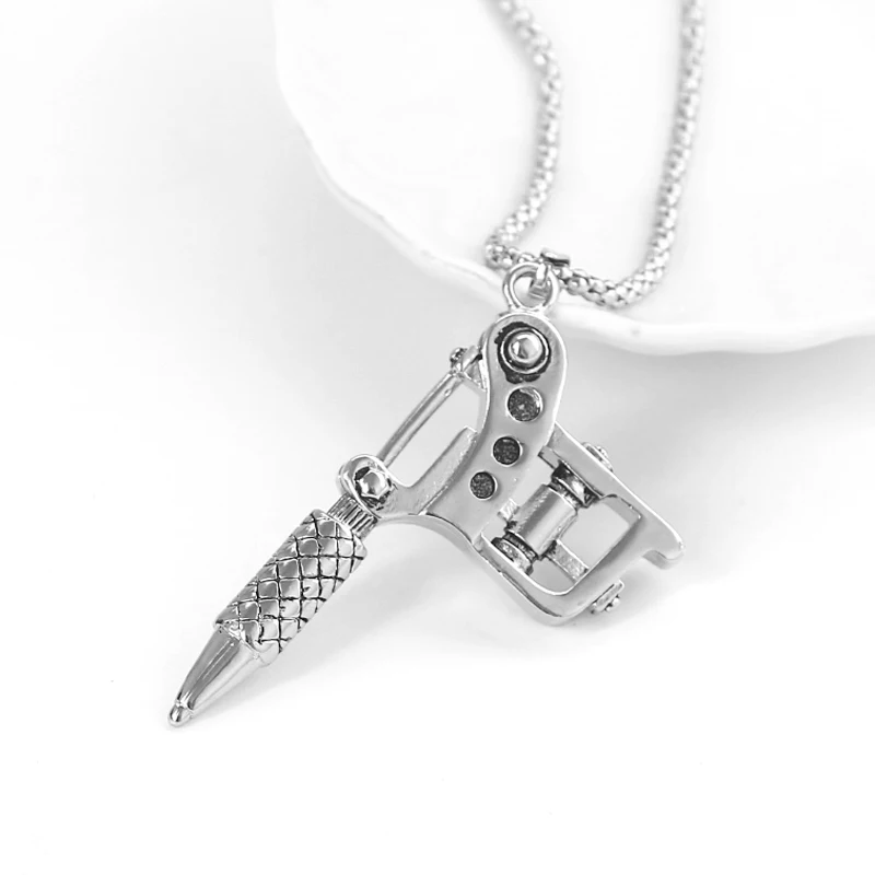 Ожерелье в стиле панк, винтажное ожерелье для женщин и мужчин, подарок в стиле хип-хоп рок, Ювелирное колье