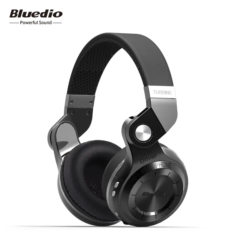 Bluedio T2S(shooting Brake) Stereo bluetooth headphones wireless On-ear headset with microphone for Phones earphones
