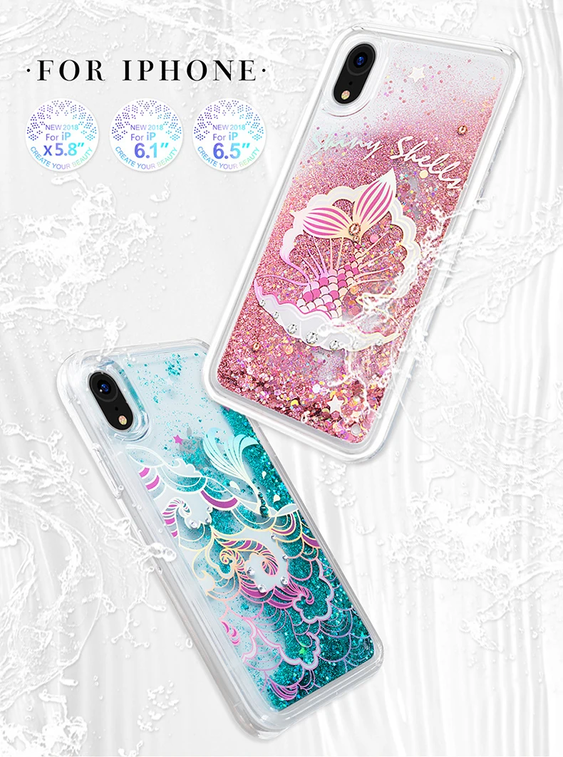 KINGXBAR for iPhone XR Case Quicksand Case for iPhone XR Cover Anti-knock for iPhoneXR Cover Cute Luxury for Apple XR Shell Capa (7)