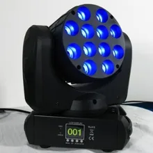 Высокая яркость 12x10 Вт rgbw 4 в 1 светодиодный луч движущаяся голова dj сценический свет мини мыть диско освещение для вечерние свадебные шоу клуб