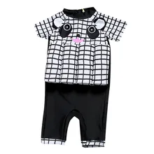 Детские купальные костюмы для мальчиков и девочек, Цельный купальник из полиамида, купальный костюм, бикини, пляжные регулируемые плавучие купальники K327