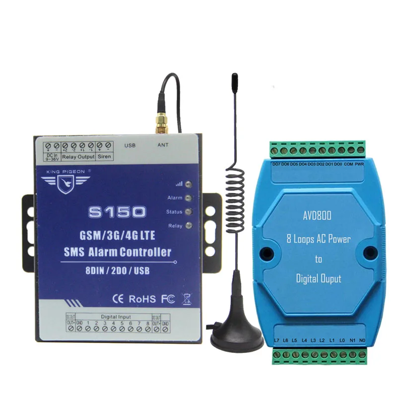

AC Power Voltage Status Monitoring Alarm Remote Controller SMS RTU For Base Transceiver Station Diesel Generator Rooms Farms